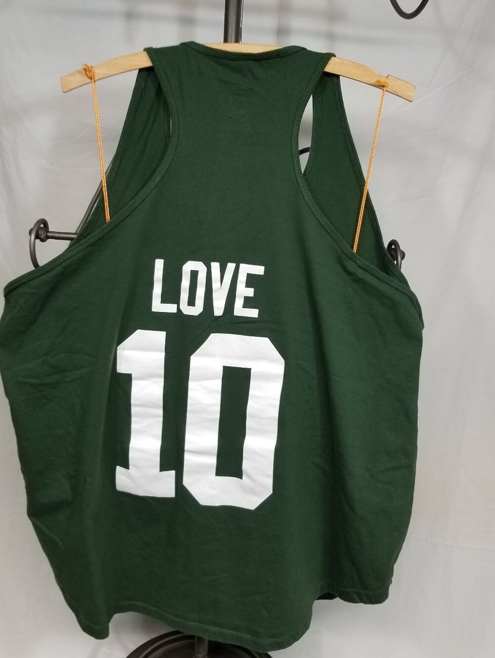 Green Bay Packers Jordan LOVE 10 Fanatics Women 3XL Green Racerback Tank Top NFL